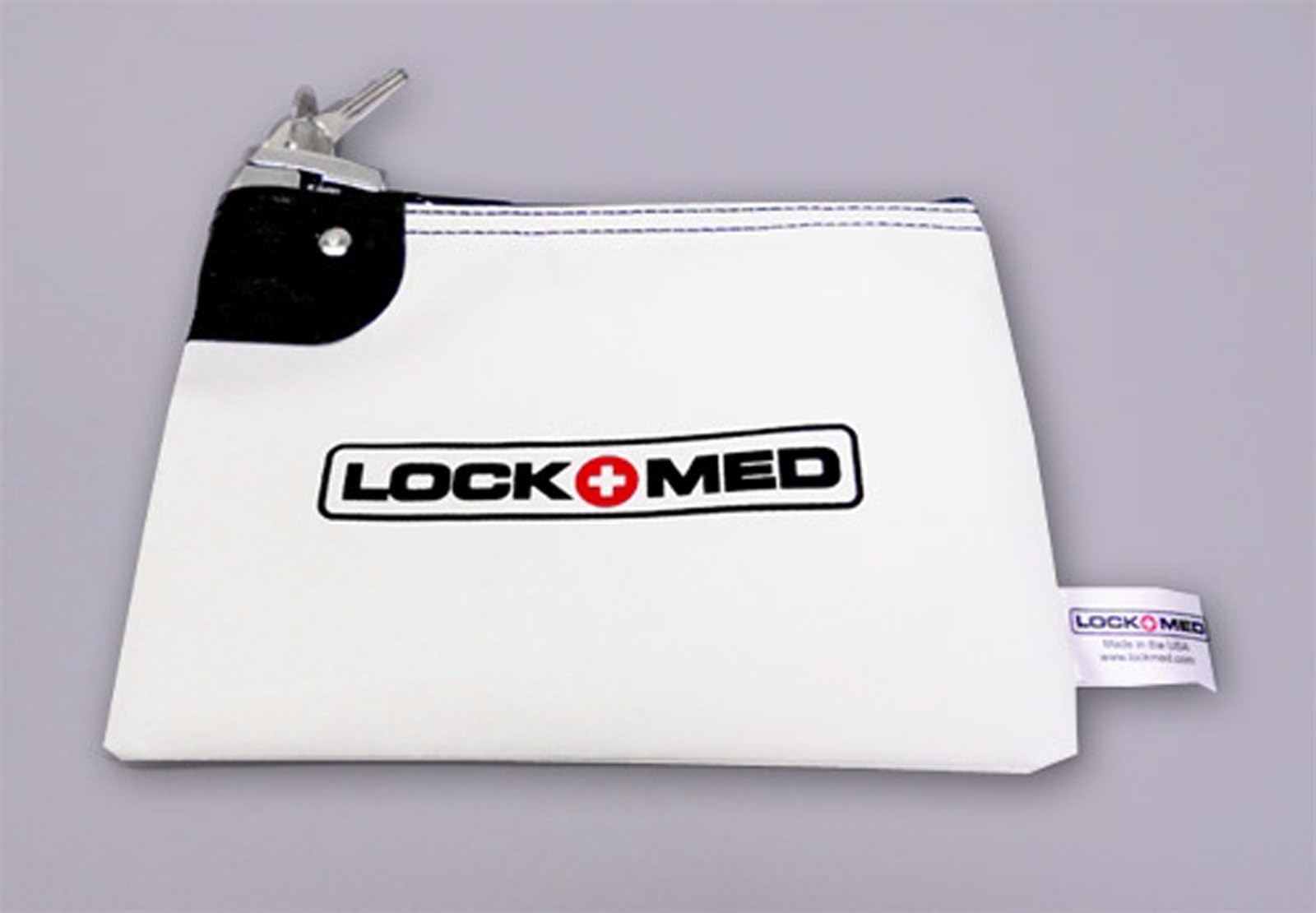 Medication Pill Bag w/Key Lock - Small