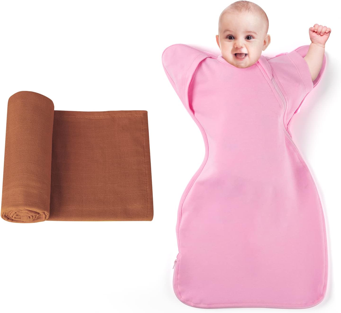 Knirose Newborn Baby Swaddle Blanket Muslin & Sleep Sack