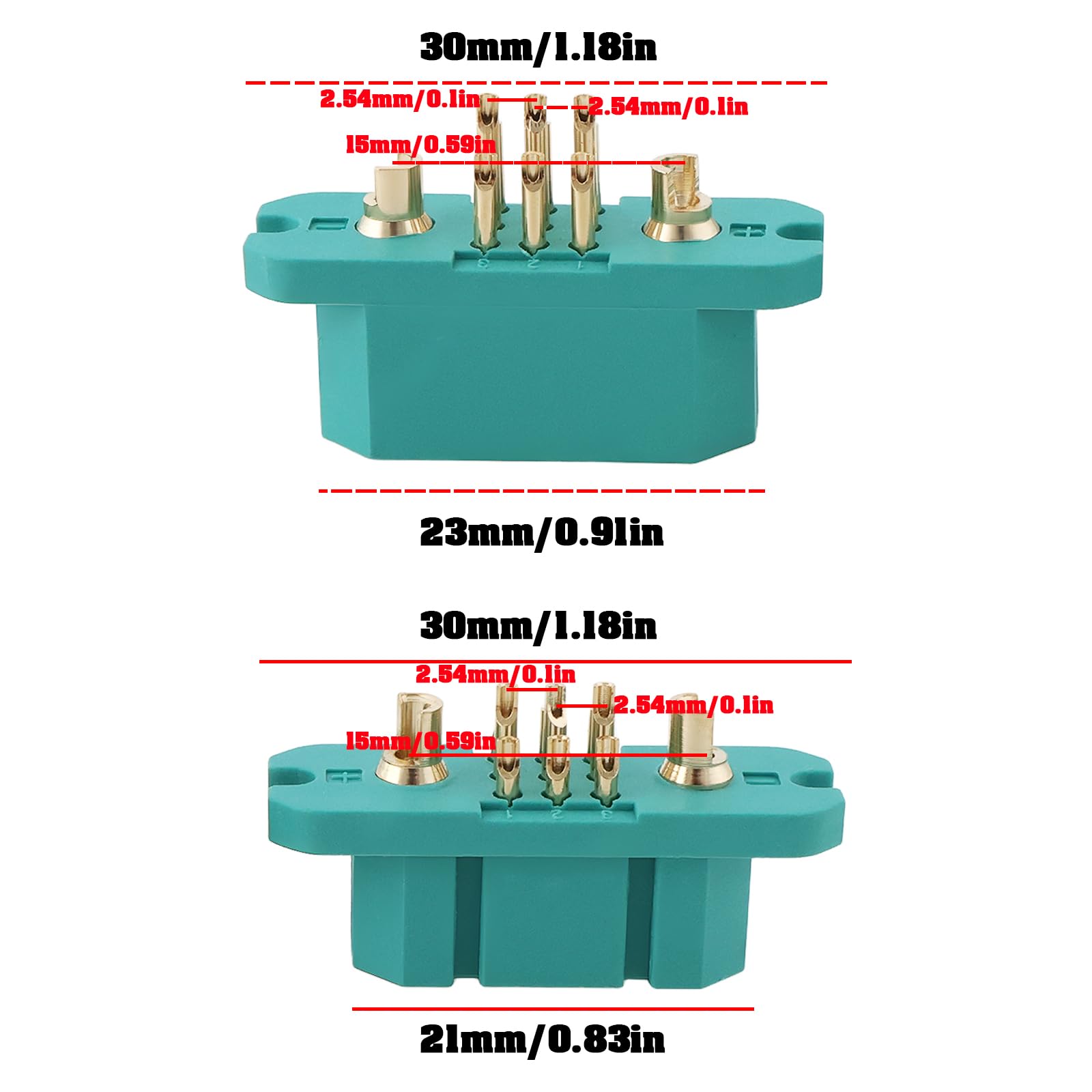 OTOTEC 1 Pair JX9 Multi Wire VTOL Pro Male Female Connector for Model Aircraft Turbojet Aircraft 4+1 Wing Motors - Image 4