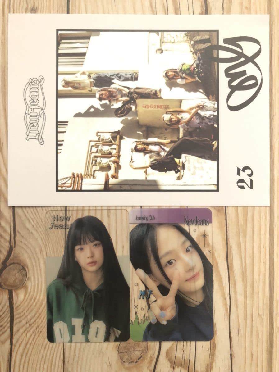 Amazon.com : NewJeans OMG Bonus Clear Photo Card Postcard Set 