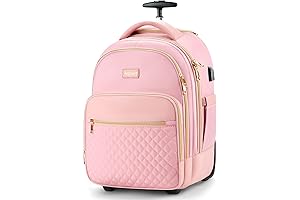 Small Wheeled Backpack, Perfectly Sized for Travel