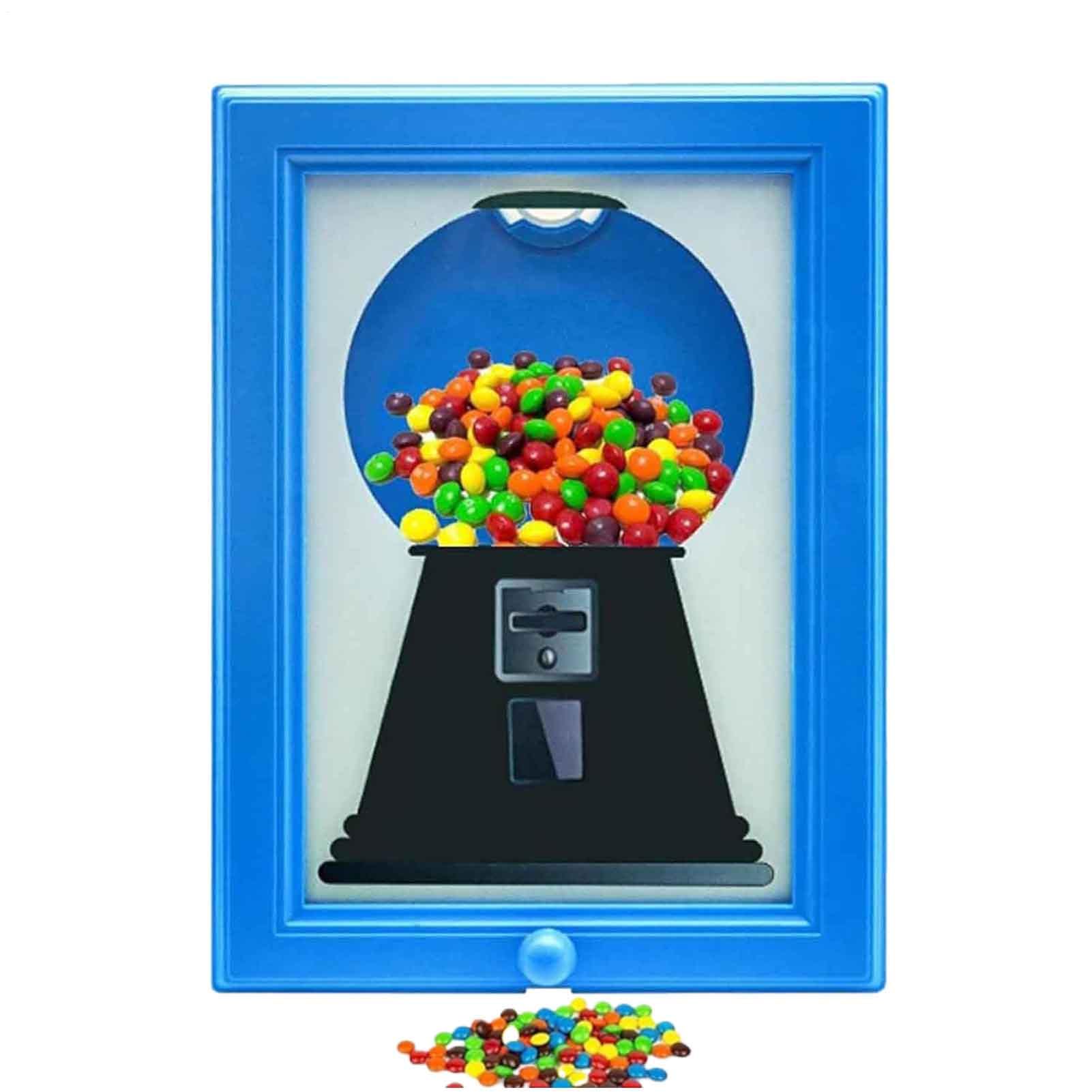 Marco de para teléfono móvil, marco de fotos con dispensador de caramelos para niños, decoraciones creativas para marcos de pared, dispensador de dulces colgantes y máquina de chicles marco