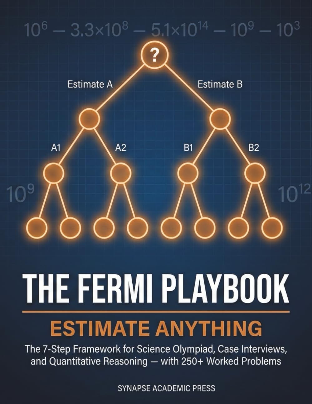 The Fermi Playbook: Estimate Anything: The 7-Step Framework for Science Olympiad, Case Interviews, and Quantitative Reasoning — with 250+ Worked Problems