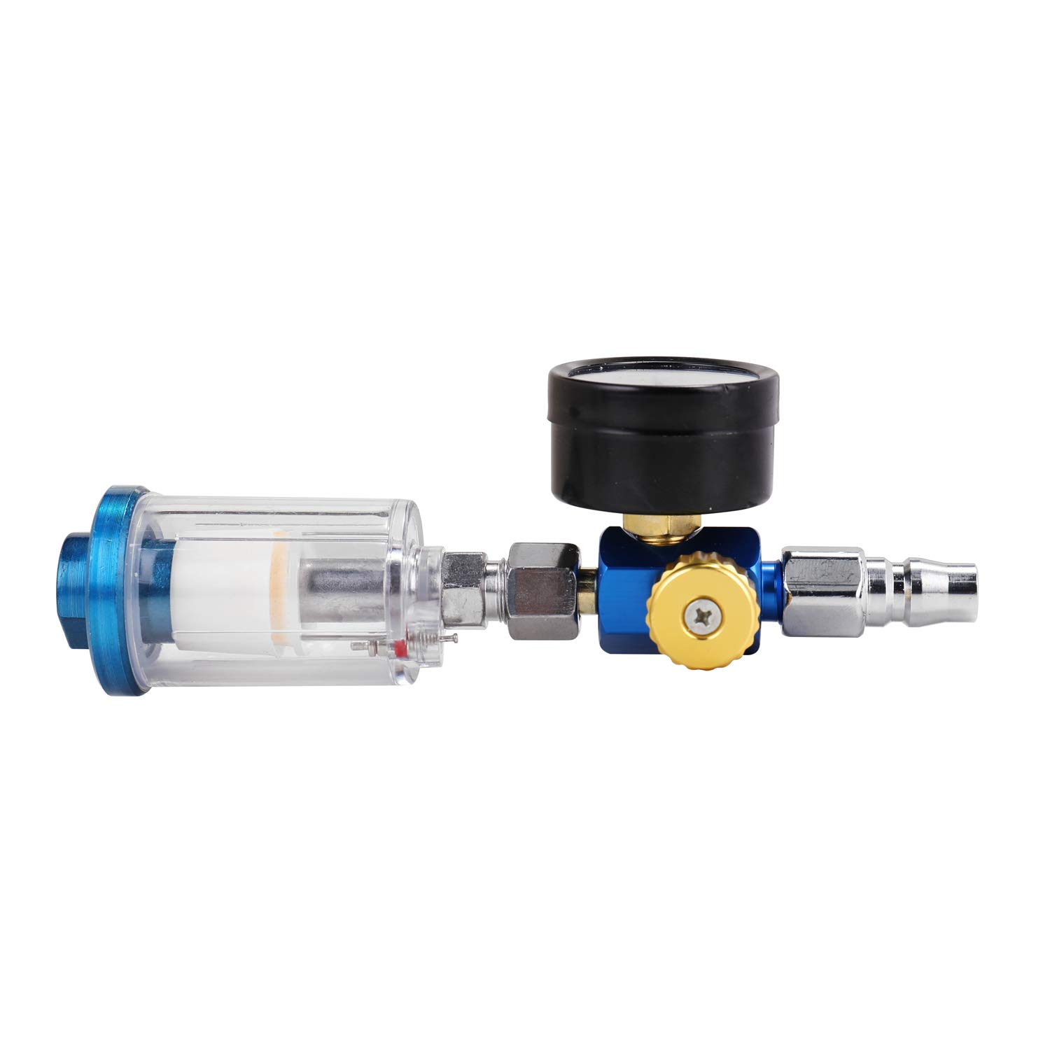 Buy Walmeck Pressure Regulator,HVLP Spray Air Regulator Pressure Gauge