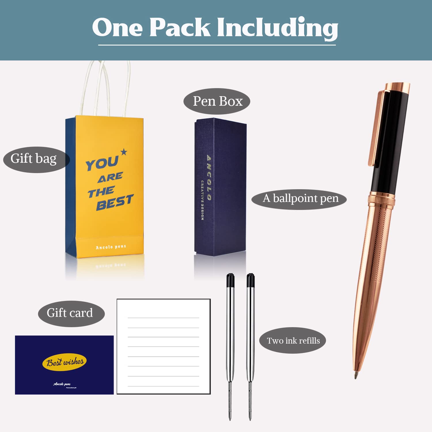 Penna a sfera personalizzata con incisione - Argento / Regalo per lui e per lei, scuola, matrimonio di insegnanti, testimoni dello sposo