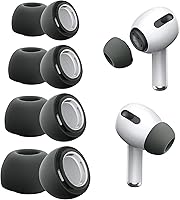 Vista 11 de Almohadillas de repuesto de espuma viscoelástica para AirPods Pro y para AirPods Pro 2, con orificio de reducción de ruido, sin dolor