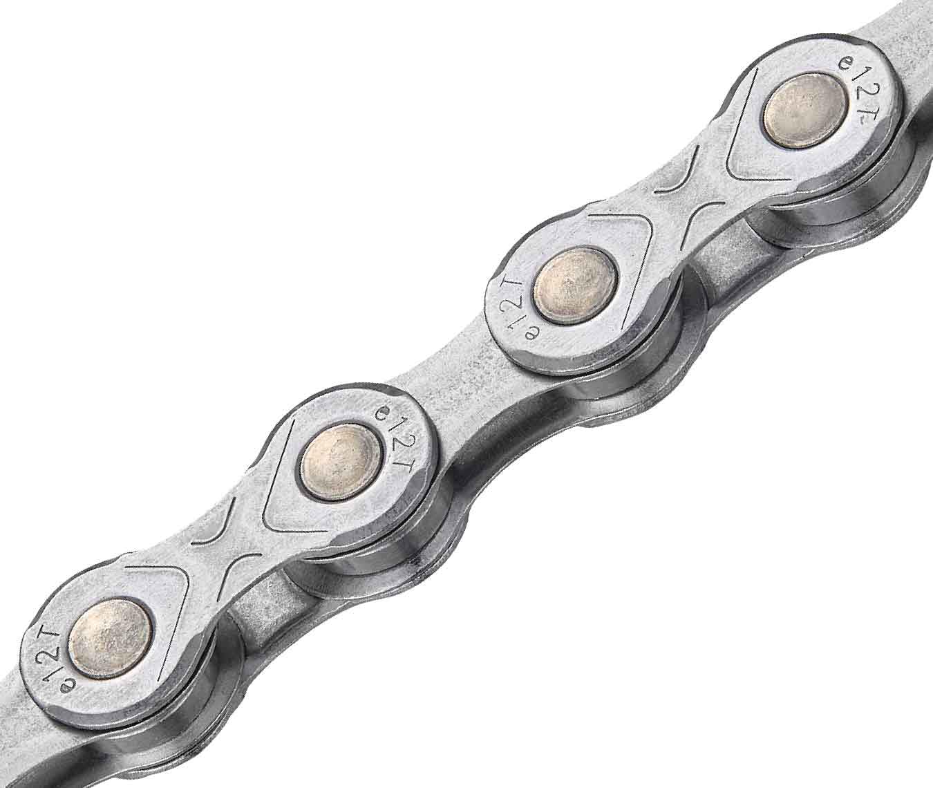 KMC e12 Catena per bici elettrica a 12 velocità, 130 maglie, EPT (argento scuro)