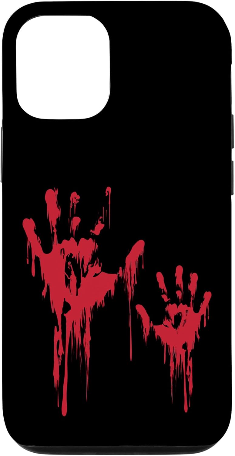 iPhone 13 Blood Splatter Halloween Zombie Victim Case