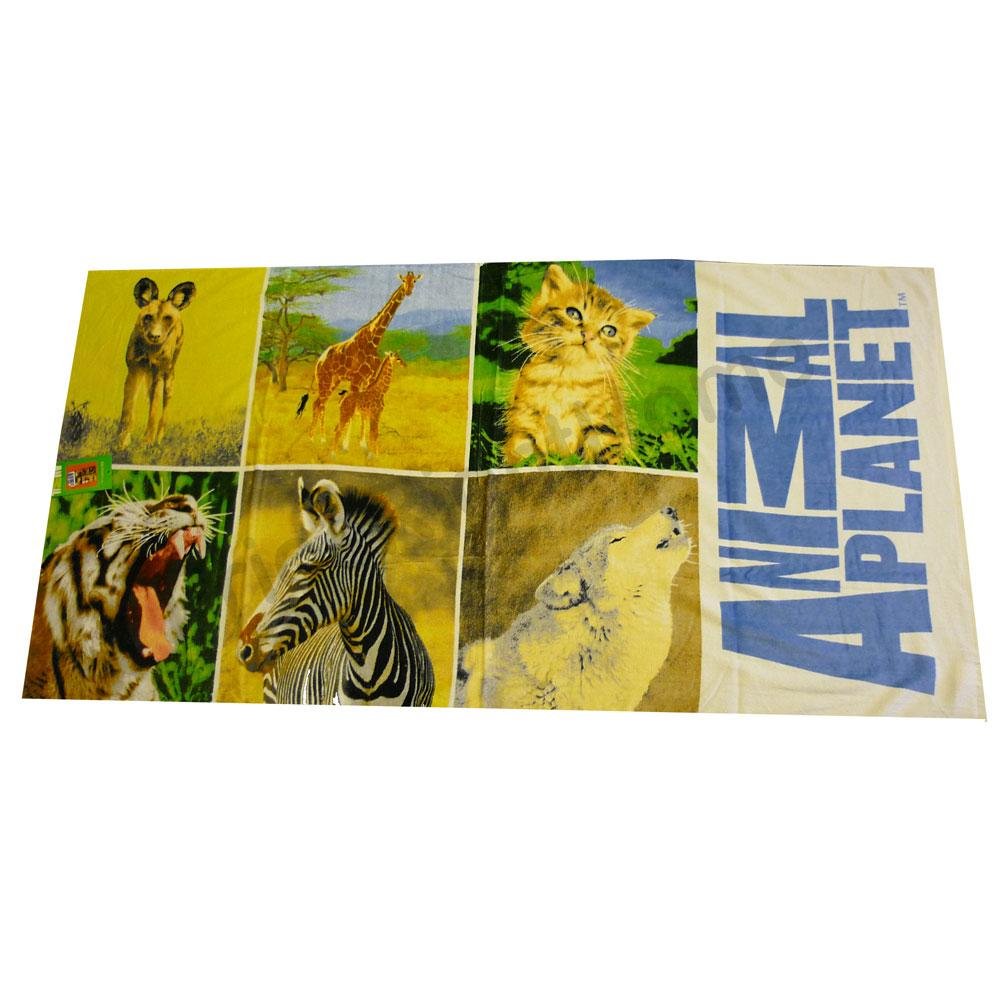Serviette de bain Animal Planet Animaux pour des moments de tendresse