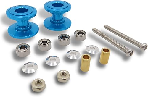 Amazon.co.jp_ TAGATORON（タガトロン）軽量2段アルミローラーセット 13-12mm 2個セット (7. スカイブルー) _ おもちゃ