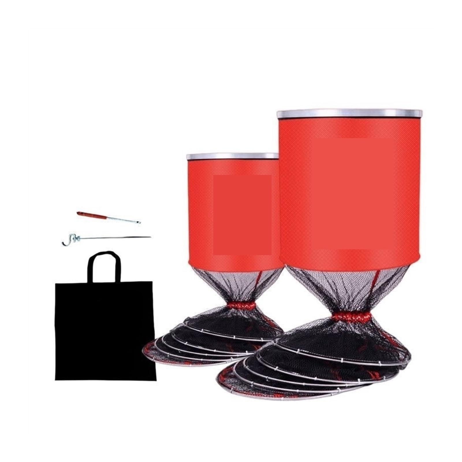 GRFIT Siatka rybacka nieklejona ochrona ryb, nano-nylonowa ochrona ryb, 2 pętle, prosta ochrona ryb, sprzęt wędkarski, narzędzia (rozmiar: 40 x 3 m)