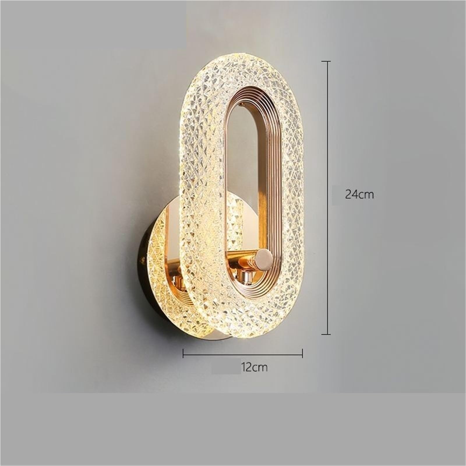 Lampada da parete creativa per soggiorno e corridoio, luci da comodino di lusso per corridoio, design moderno, stile semplice, illuminazione per interni, decorazione per la casa