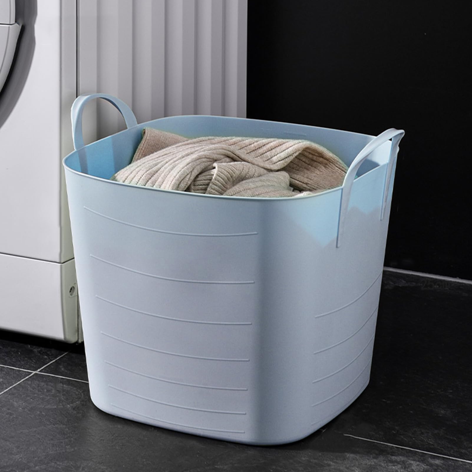 Household Large-Capacity Plastic Dirty Clothes Bucket, Dirty Clothes Basket, Toy Storage Basket, Clothes Basket, Dirty Clothes Basket, Clothes Laundry Basket
