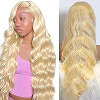 Vista 11 de Pelucas rubias de cabello humano con encaje frontal, 613 HD, 13 x 6, densidad 200, pelucas de encaje frontal, pelucas de cabello humano