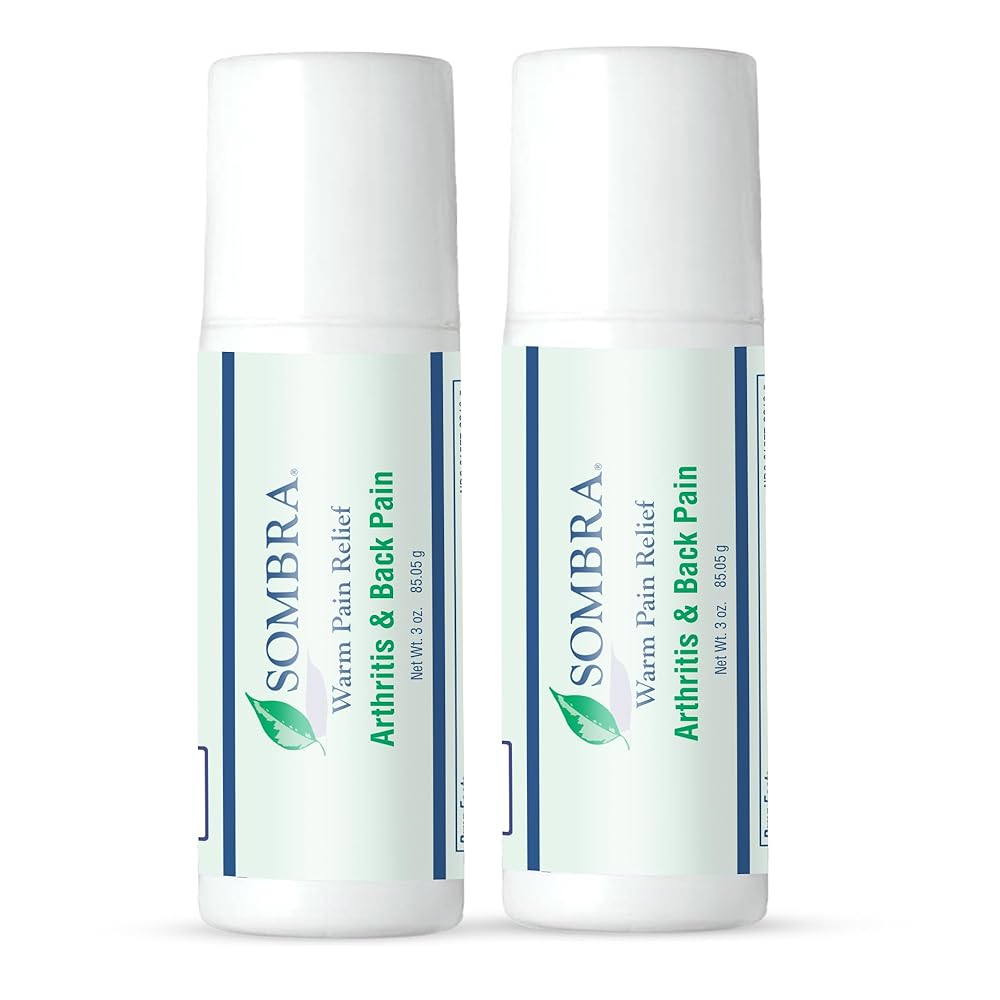 Sombra Warm Pain Relief Gel, Warm Relief for Arthritis and Chronic Pain Pre-Workout Muscle Rub Vegan Formula Free of Artificial Fragrances, Dyes, NSAIDs, Wax, Petrv