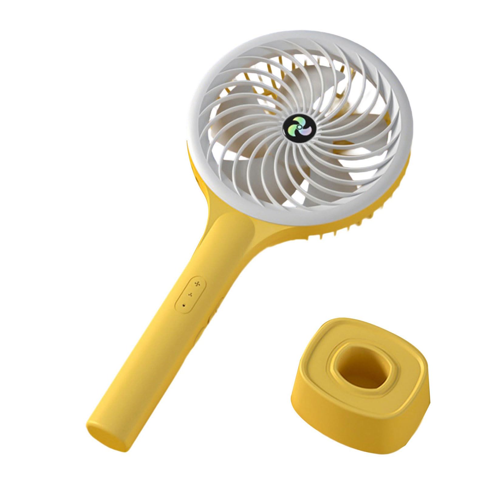 TAZIZI Portable Handheld Fan 3 Speed Small Cooling Rechargeable Electric Cooling 1200mAh for Travel Home Outdoor Use Desktop for Home Use