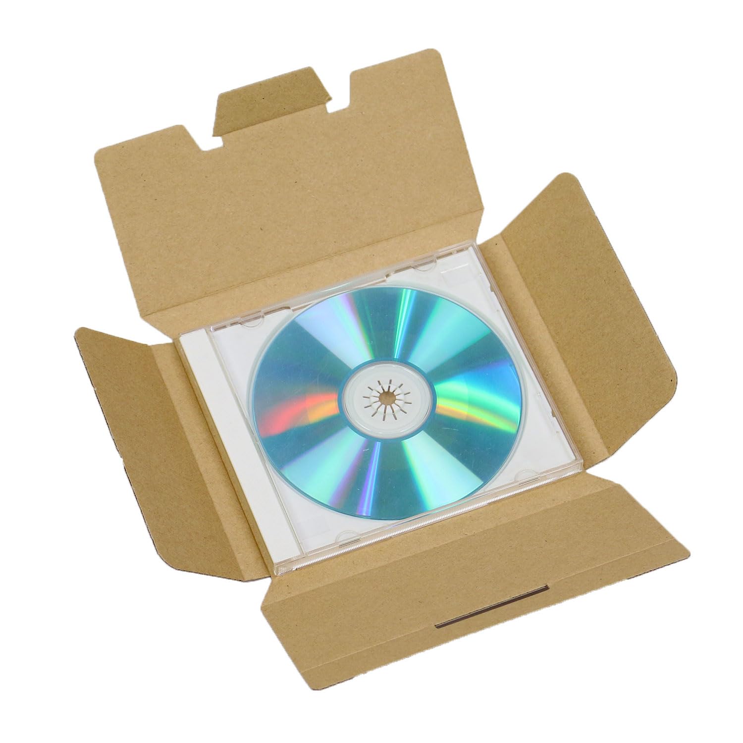 Amazon.co.jp: アースダンボール ダンボール CD1枚発送用 100枚セット