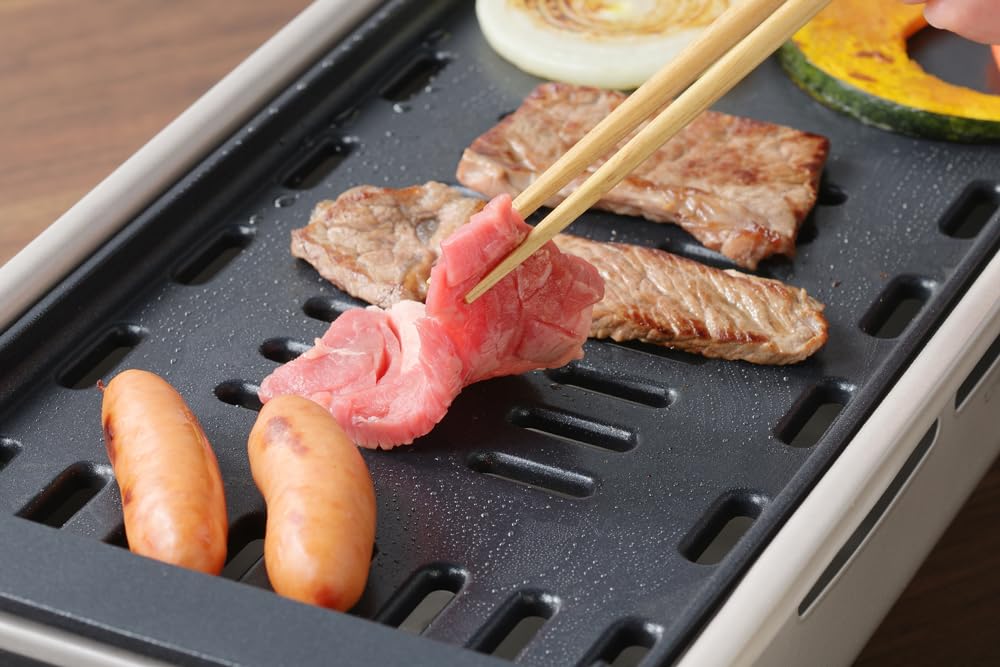 Amazon | 丸山技研 プチ・プレジール 電気角形焼肉グリル PDG-100 煙が