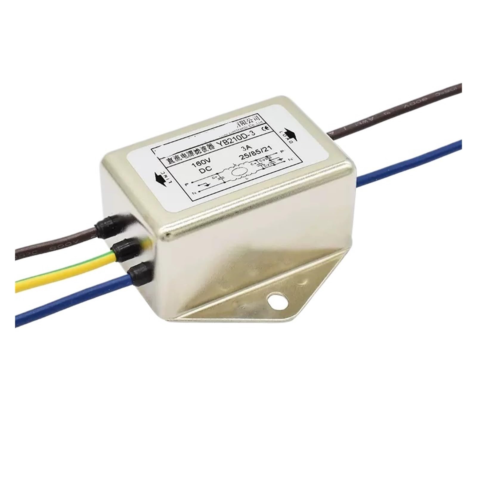 Filtre d'alimentation YB210D-3A au plomb section basse tension 12V 24V 48V