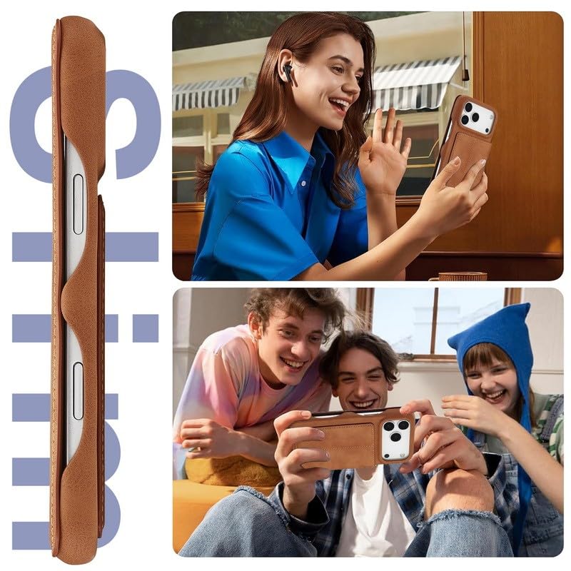 Coque iPhone 13 étui cuir bleu fin idéal pour trajets et réunions