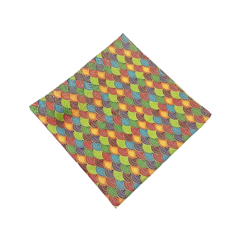 THAYLA 46–90 cm, 10 Stück, Blaue Meereswelle, wiederverwendbar, Furoshiki-Verpackungstuch, klein, japanisch, für Geschenkverpackung, quadratischer Schal, Bento-Verpackungstuch