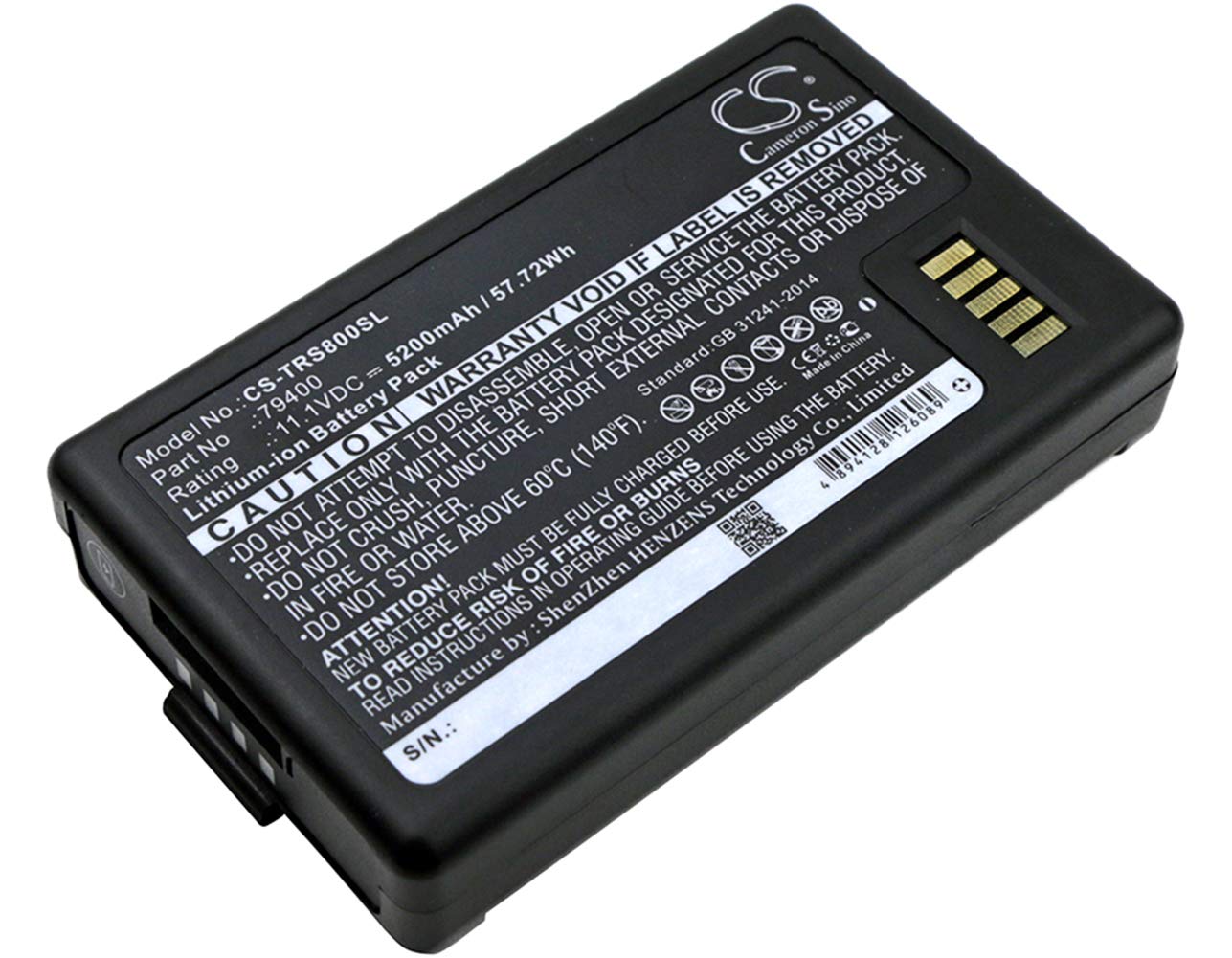 CS-TRS800SL Bateria 5200mAh kompatybilny z [Spectra] Focus 35, kompatybilny z [Trimble] RTS573 Total Station, RTS633 Total Station, RTS655, RTS655 RTS773 RTS873, RTS873 S3, S3 Stations, S5, S5 Statio