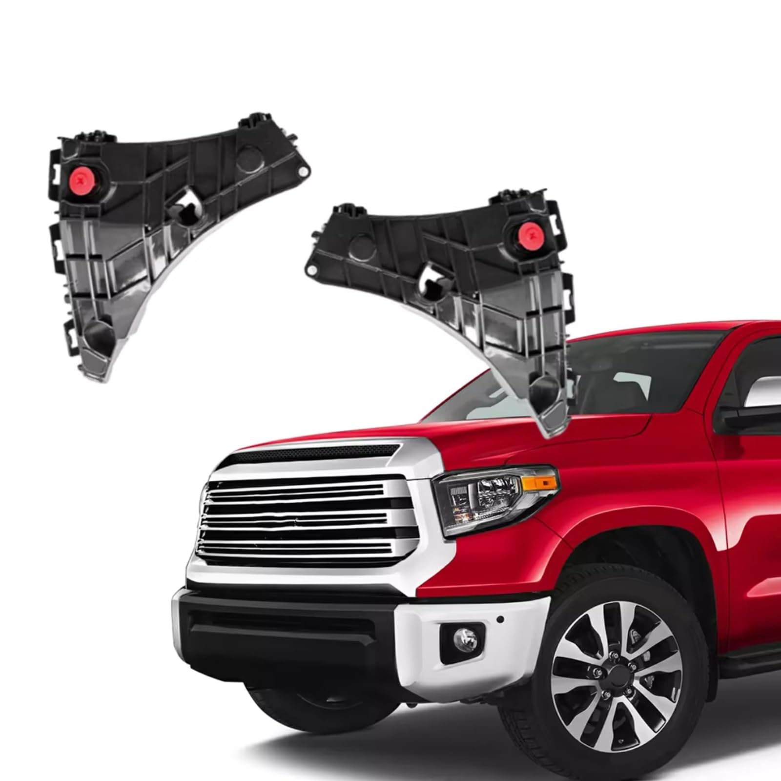 Support Pare-chocs Compatible Avec Toyota Pour Tundra 2014 2015 2016 2017 2018 2019 2020 2021 Support Pare Chocs Avant Gauche Droit Automobile OEM TO12451060