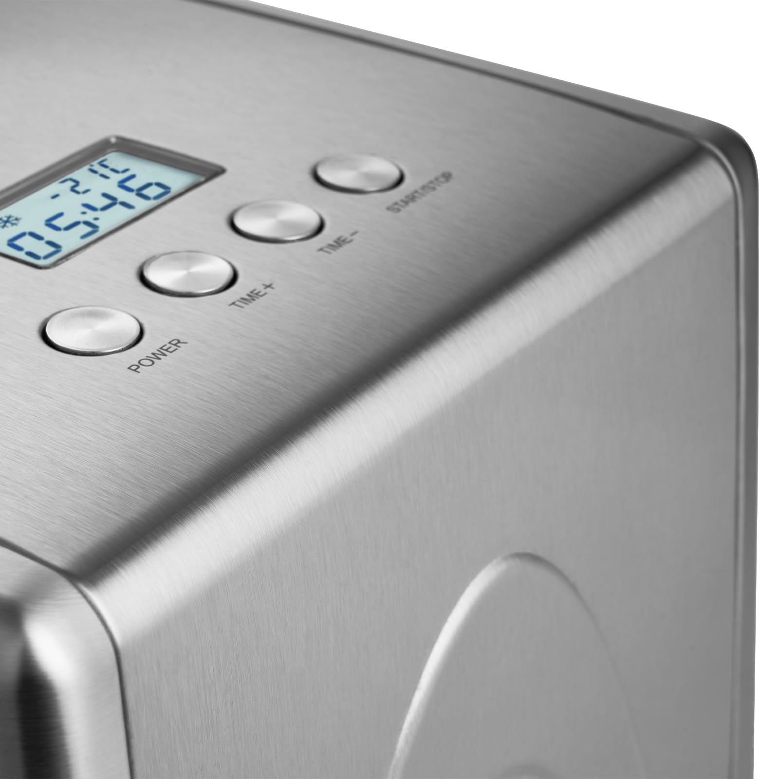 SPRINGLANE maszyna do lodów Emma 1,5 l z samochłodzącym kompresorem 150 W, maszyna do lodów ze stali nierdzewnej z wyjmowanym pojemnikiem na lód, w zestawie zeszyt z przepisami