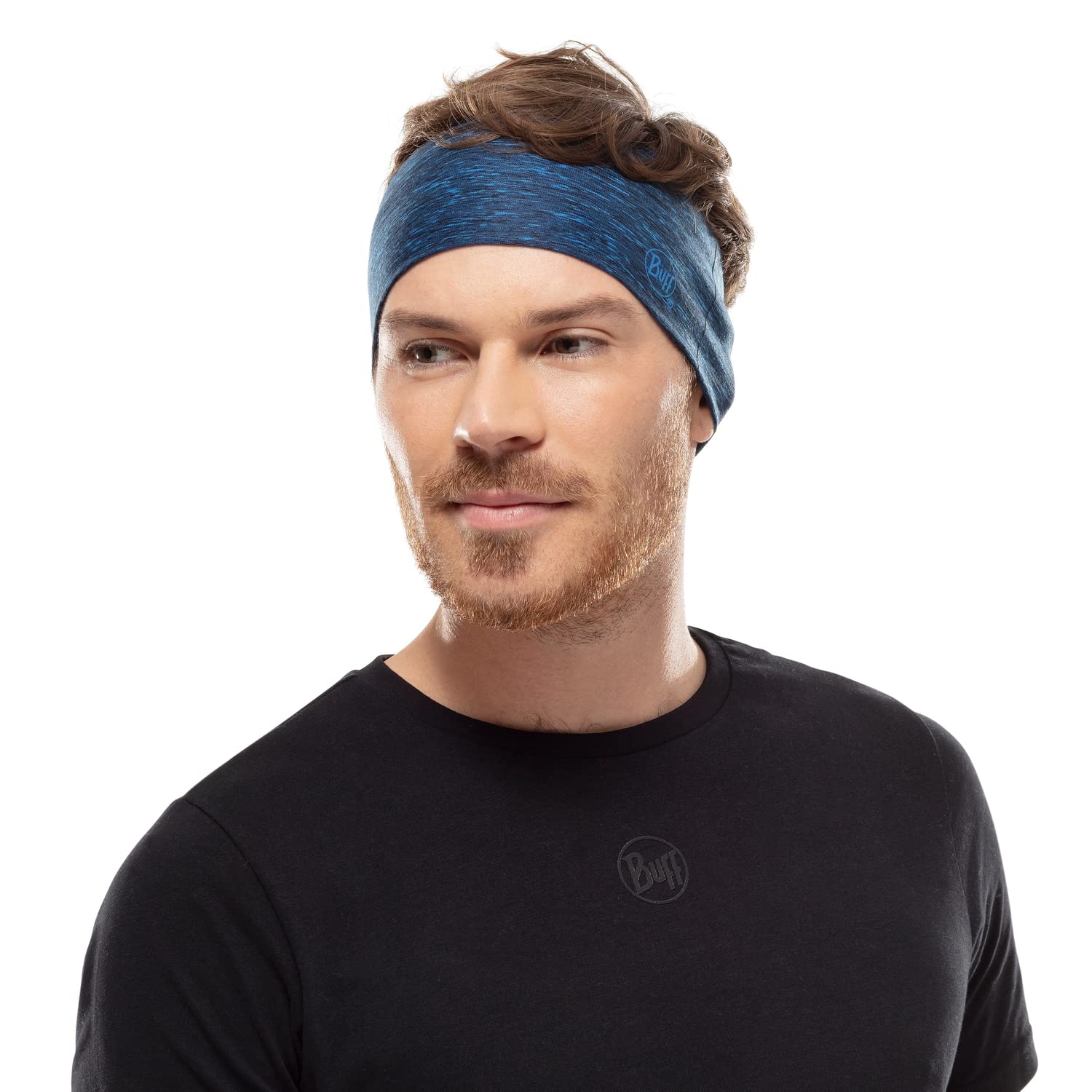 Buff CoolNet UV® Wide opaska na czoło HTR unisex rozmiar uniwersalny