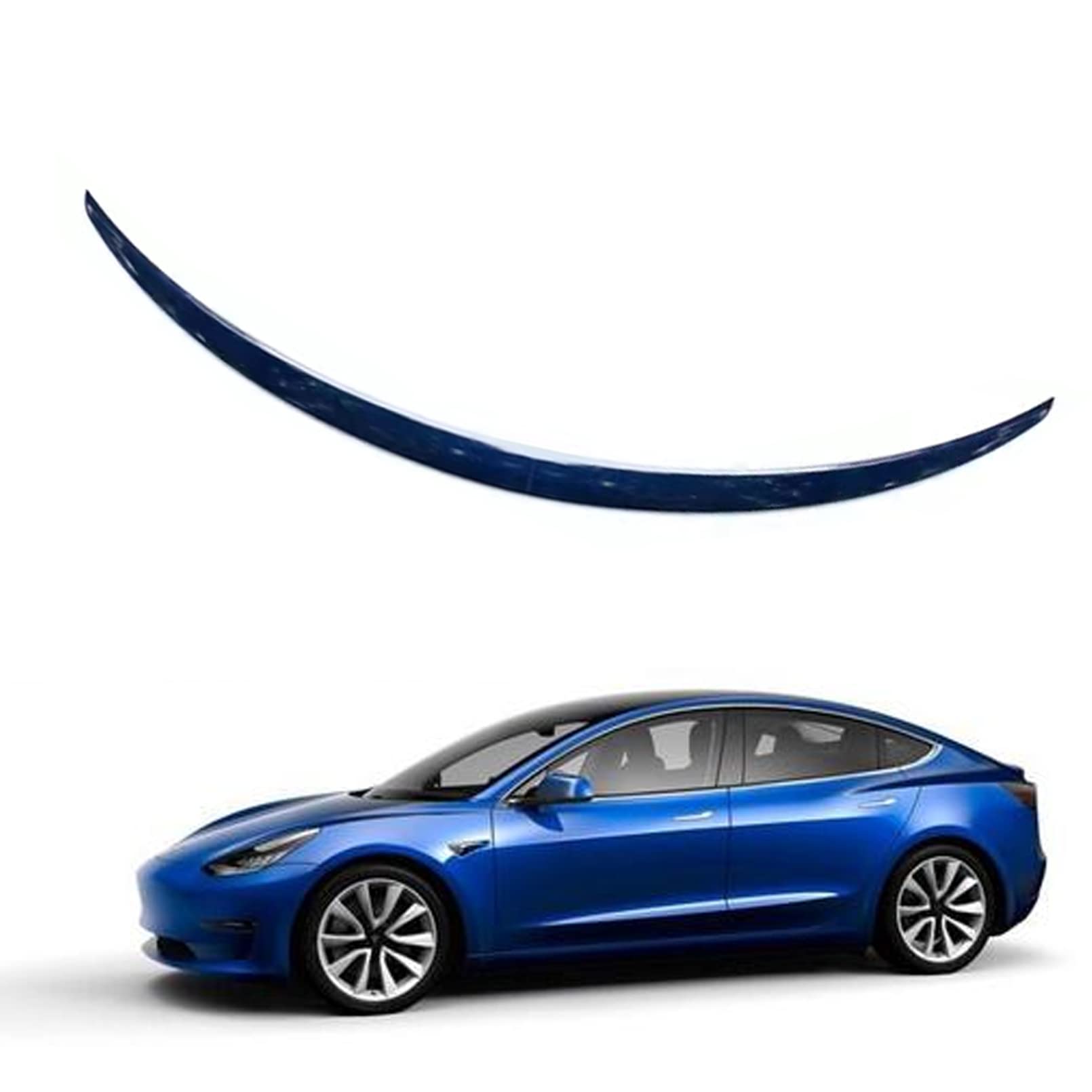 Photo 1 of Concept Automotive- for 2020-2021 Tesla Model Y Replacement Rear Spoiler Blue