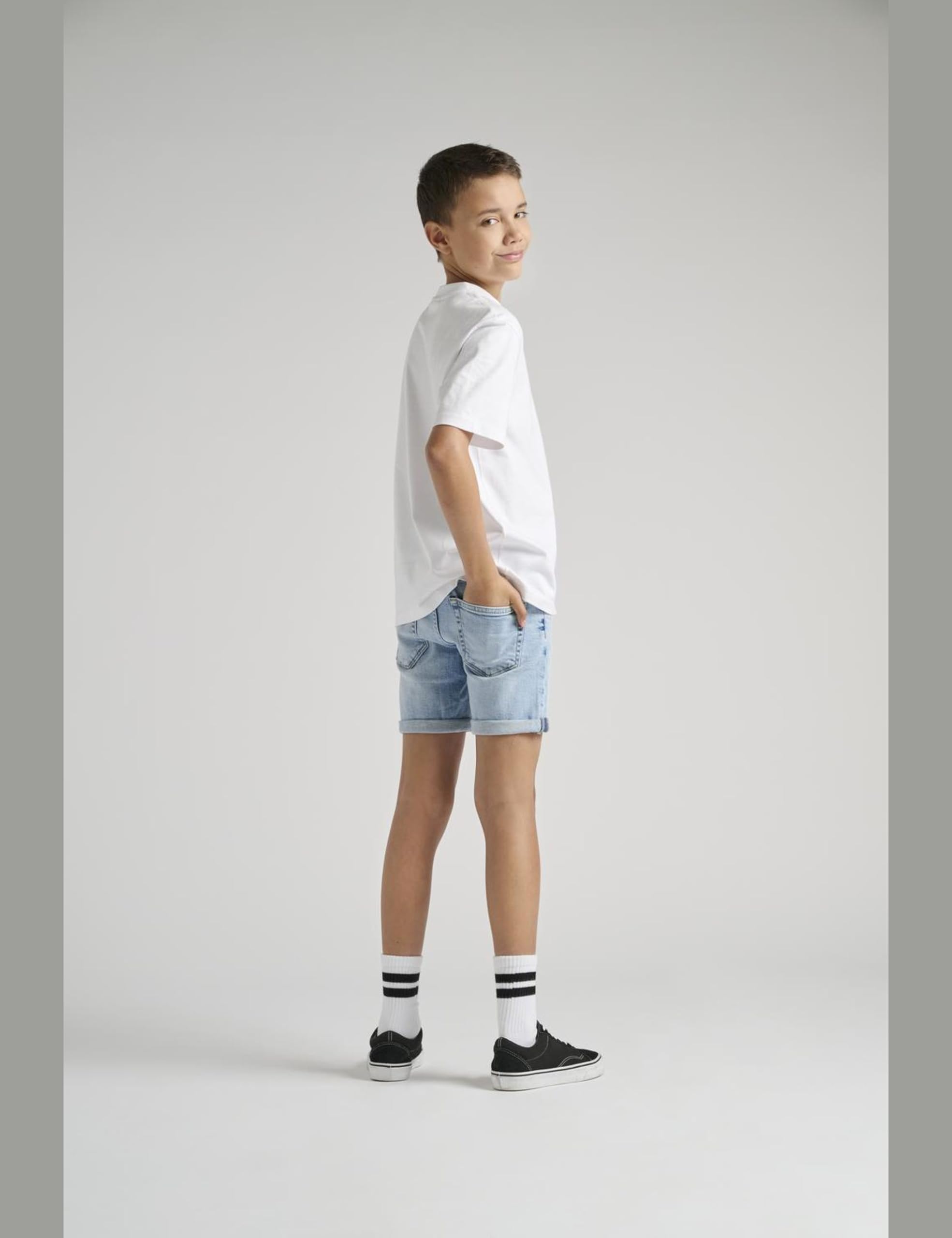 Only & Sons Osjply Lb 2791 Pim Dnm Shorts Noos - Osjply Lb 2791 Pim Dnm szorty Noos Chłopcy