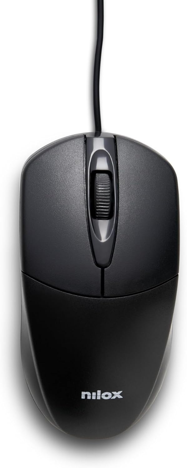 Nilox Wired USB Mouse Black