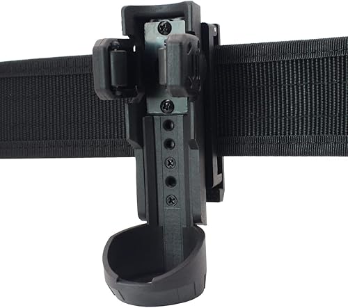 Miniatura 7 de Bolsa giratoria de pulverización de pimienta de extracción rápida para MK4, soporte de pulverización de polímero OC para uso urgente táctico, negro