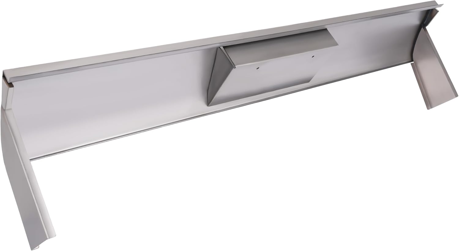 ALMULOO Rear Bumper Roll Pan Compatible with 1947-1953 Chevy Chevrolet (First Series) 1947-1953 GMC Pick-Up & Panel Truck with License Plate Box Steel