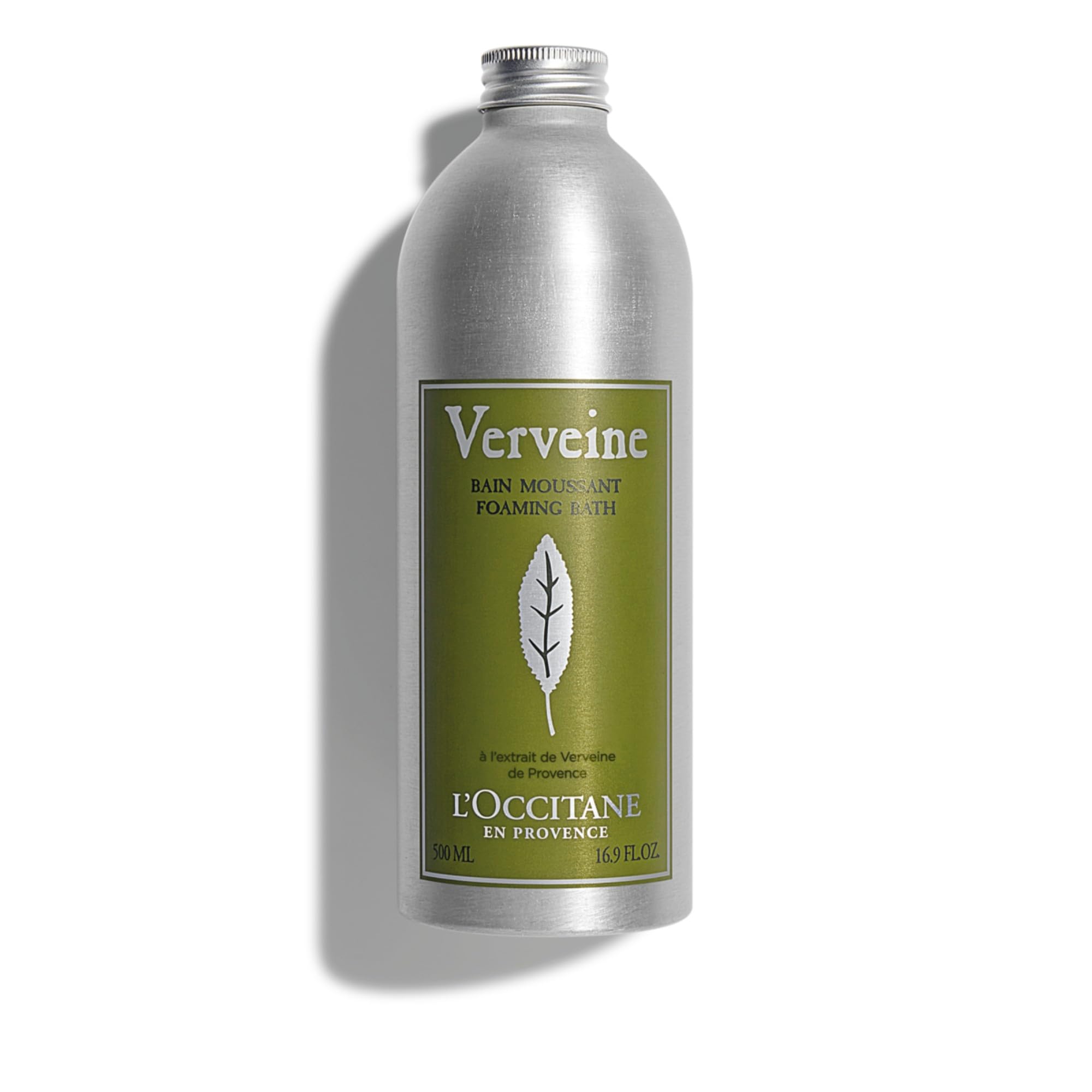 Verbena Foaming Bath 500ml, Refreshing Aromatic Bubble Bath with Organic Verbena Extract for Uplifted, Soft Skin, Luxury & Clean Beauty Body Care for All Skin Types