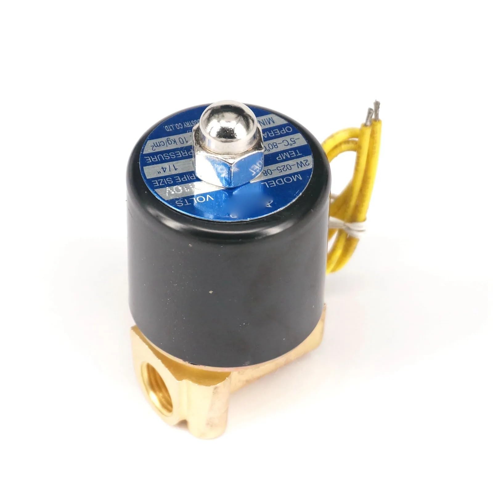 Válvula solenoide eléctrica de respuesta inmediata para control de agua y fluidos industriales