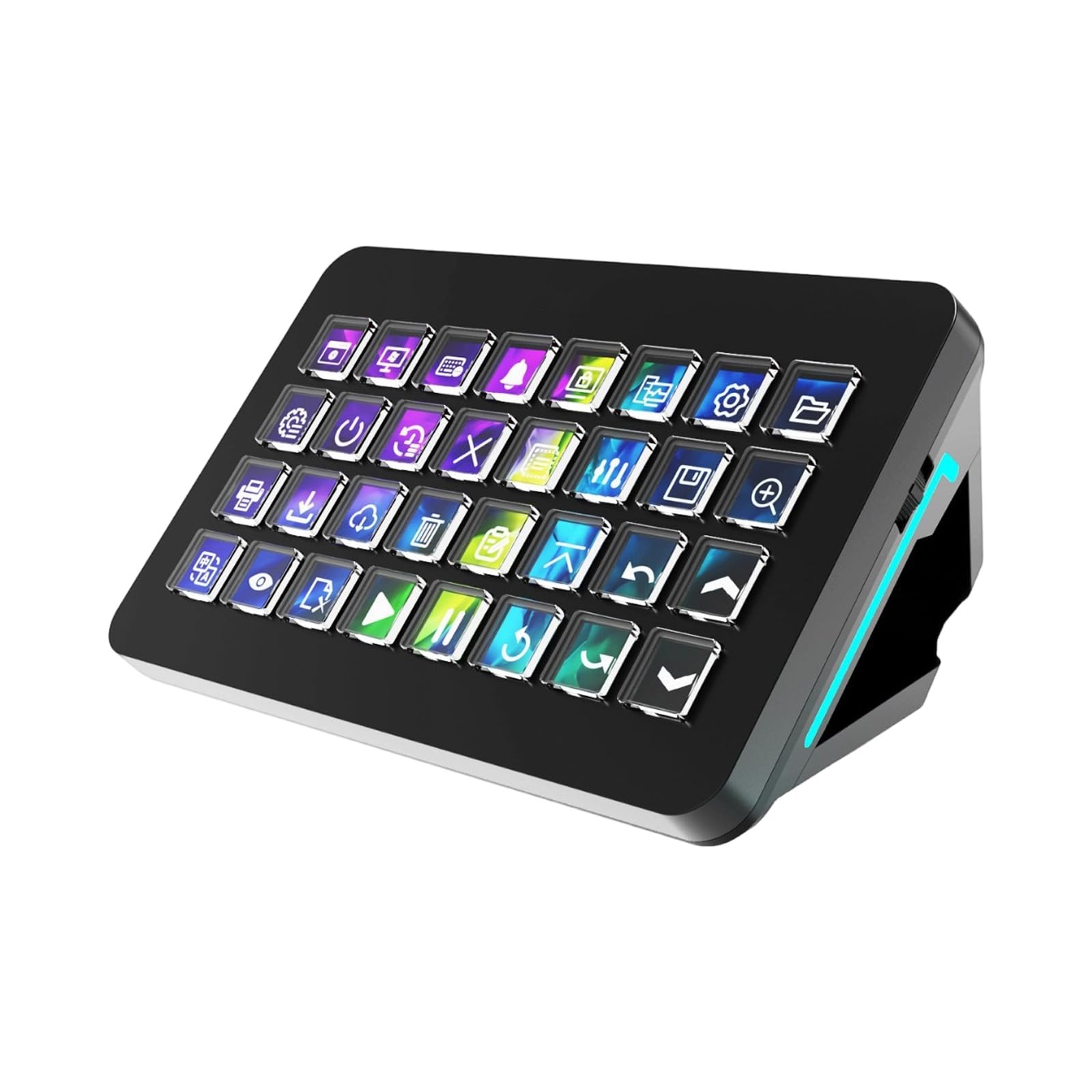 Pannello Controllo visivo Tastiera Personalizzabile a 32 per Controllo dello Streaming Live Streamdeck Migliora la produttività Streaming Lavoro