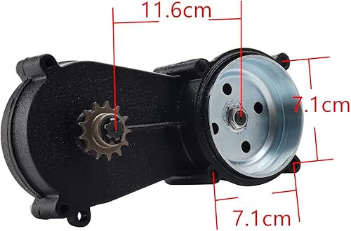 Miniatura 3 de Kit de embrague de caja de engranajes de transmisión ATV de 47 cc y 49 cc, apto para 2 tiempos de bolsillo, mini bicicleta, motocicleta, ATV T8F 11T