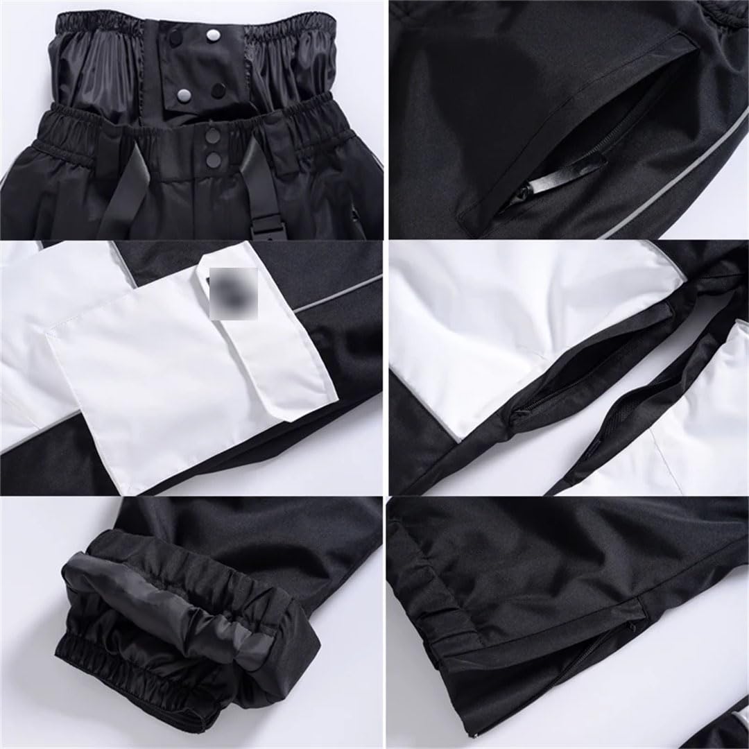 Pantalones de esquí para mujer, pantalones de nieve para deportes al aire libre, pantalones de snowboard cálidos a prueba de viento
