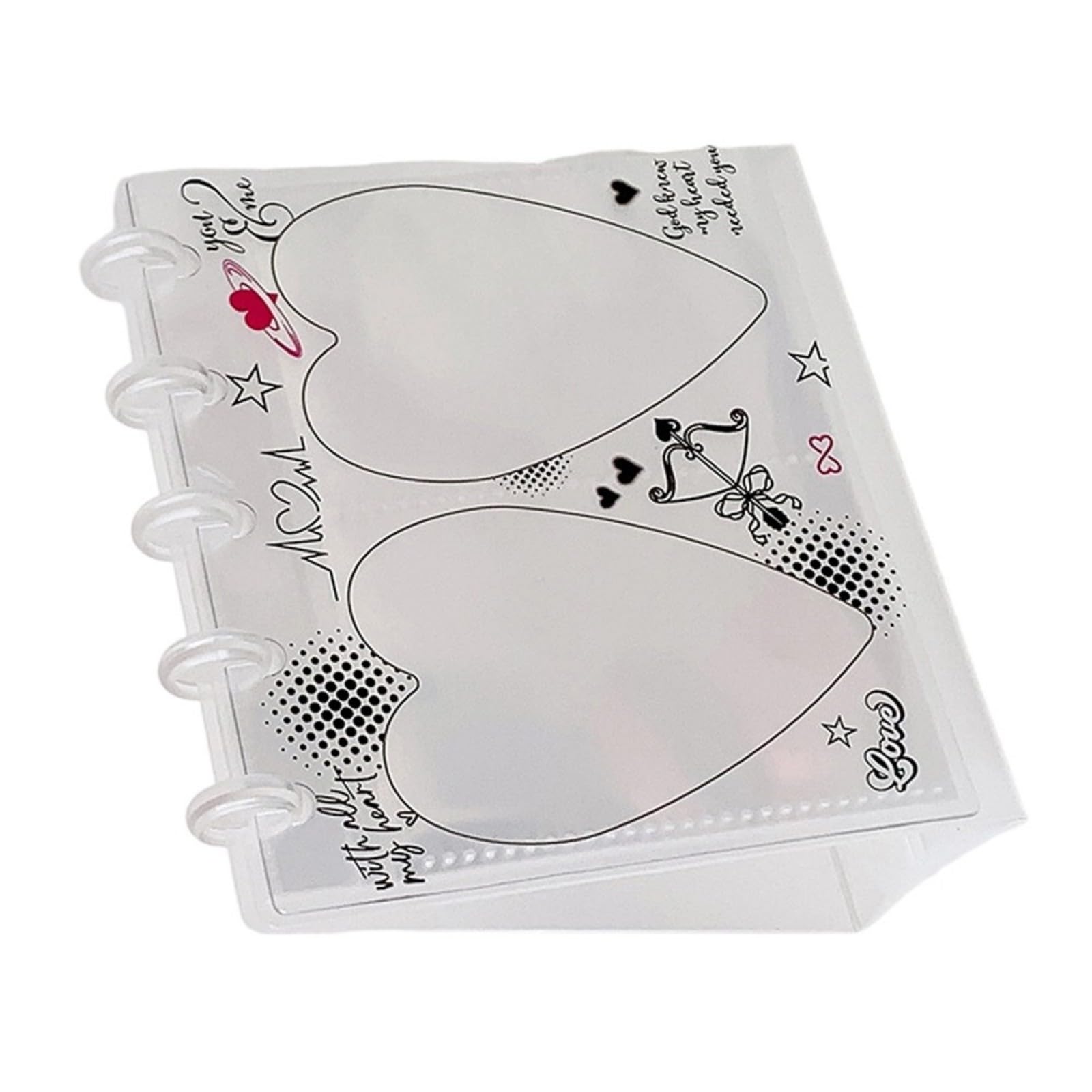 Qusinfc Photocard Holder Stand Clear Trading Card Protectors Minis Calendar Photo Album Small Picture Frame Tabletop Display Standing Pictures Frame