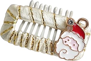 ZAOWU Dog Hair Clips Retro Pet Grooming Clip BB Clips for Cats Handmade Barrettes Pet Gift for Christmas/Halloween/Festival Beige Santa Claus