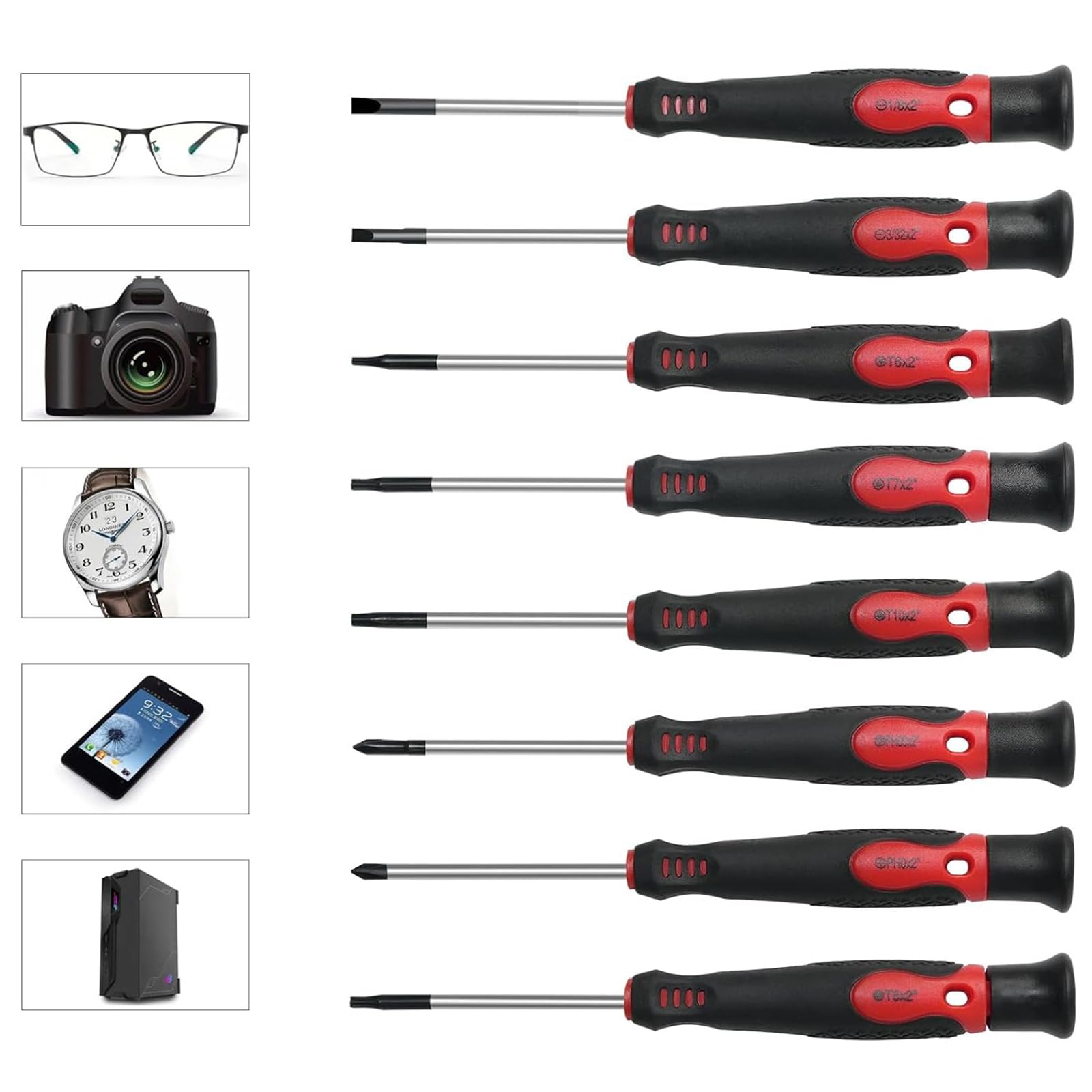 Juego de destornilladores magnéticos de 118 piezas, con carraca y soporte de pared, juego de destornilladores de precisión para electrónica, coche, hogar, juego de puntas CR-V con almacenamiento