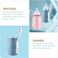 Vista 7 de FRCOLOR Portable Bottle Warmer Sleeve USB Rechargeable Travel Milk Heater with Intelligent Temperature Control and Timer Compact Insulated Warmer