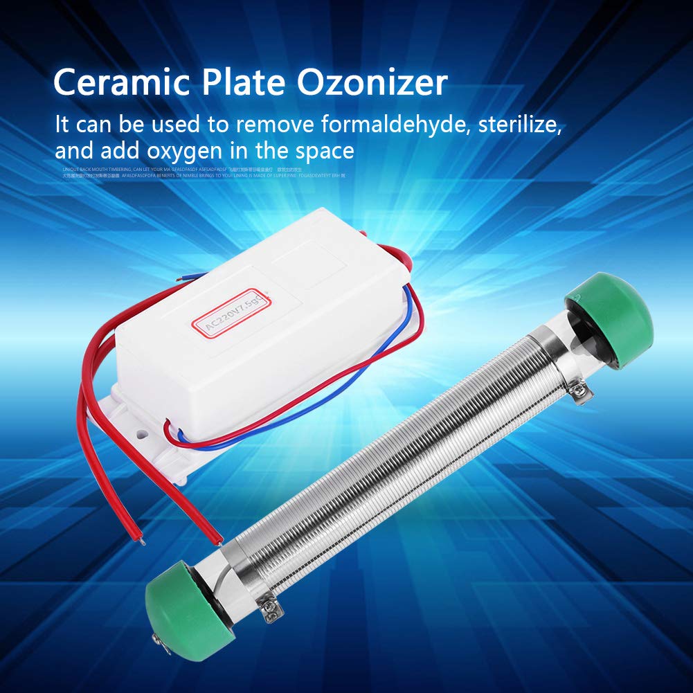 Generador de ozono AC 220V 7.5g Tubo de ozono para purificador de aire doméstico Generador de ozono para el hogar