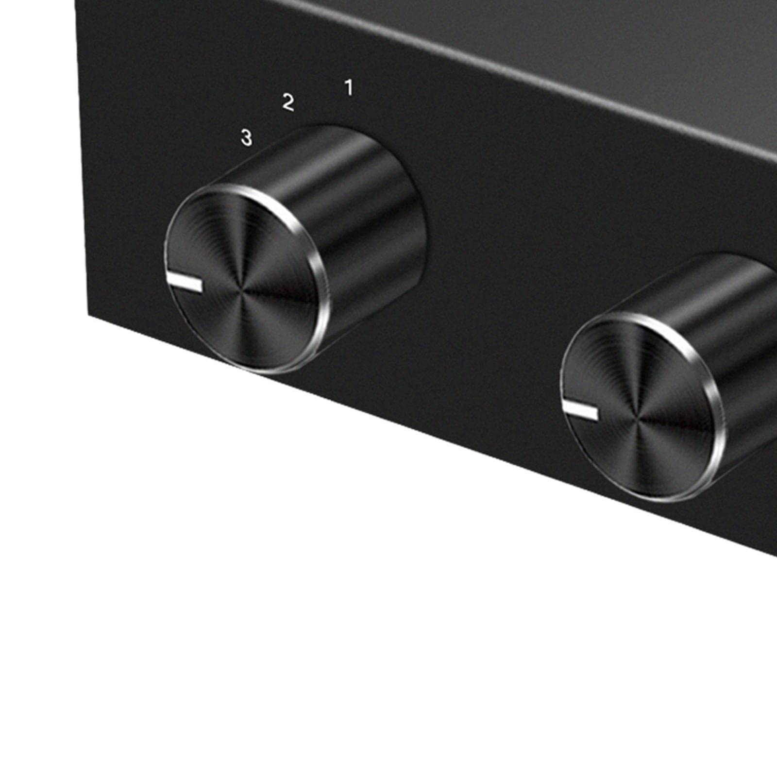 Receptor de Sonido con Conmutador de Audio Estéreo RCA Bidireccional de 4 Vías para Casa