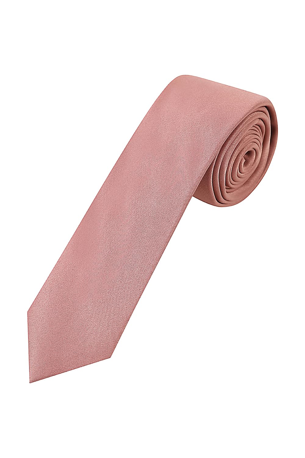 Jenson Samuel Men's Pastel Mulberry Pastel Paisley Plain Wedding Ties (Pastel Mulberry)