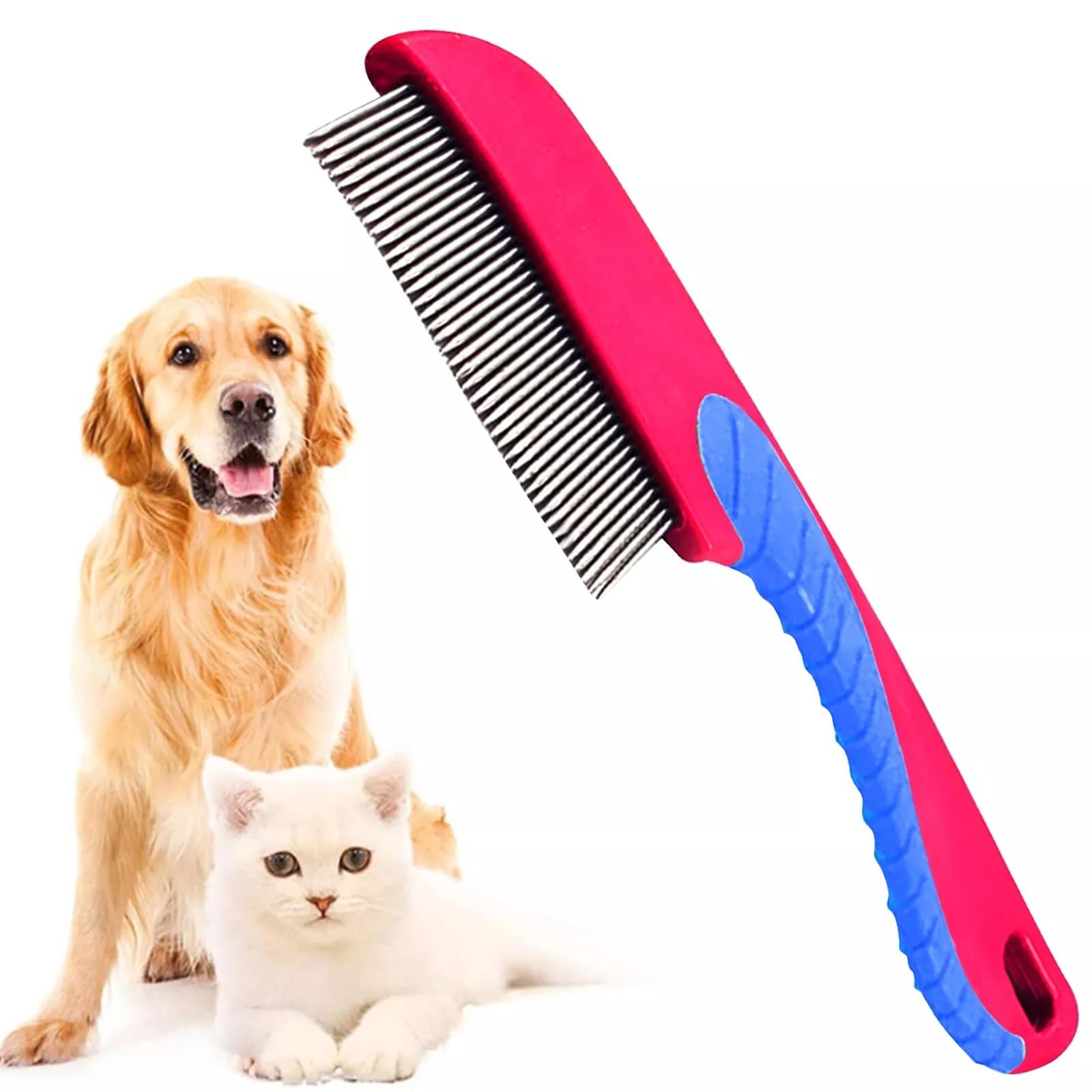 The DDS Store Puppy Flea Comb Pet Stainless Steel Tooth Flea Lice Tear Stain Remover Comb Pet Hair Nit Comb Brush for Long or Medium Haired Dogs and Cats -Color May Vary (B0D9NJG6N4) Amazon Price History, Amazon Price Tracker