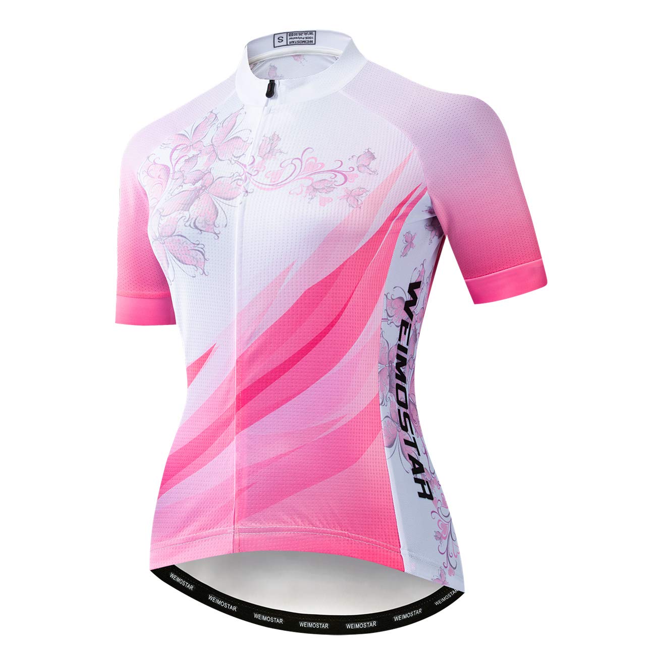 weimostar Fahrrad-Trikot für Damen, Mountainbike-Kleidung, Sommer-Rad-Top, kurzärmlig, MTB-Jersey, schnelltrocknend