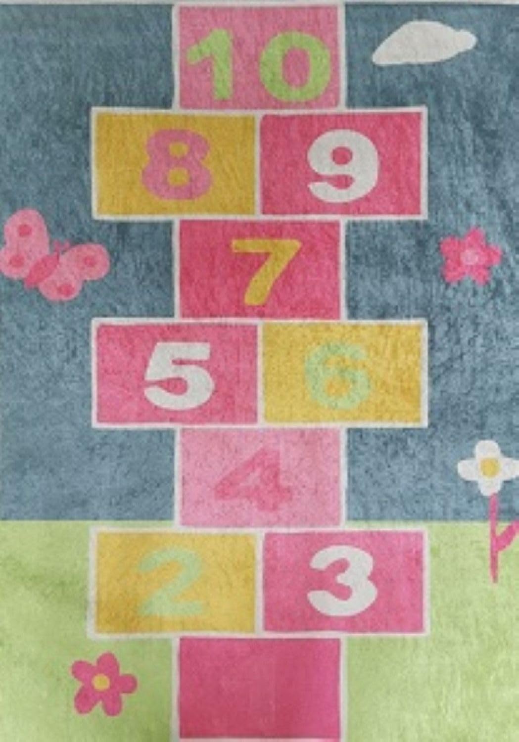 Mani Textil TPS_COLOR_MAREL80 Alfombra, Poliéster, Multicolor, 80 x 150