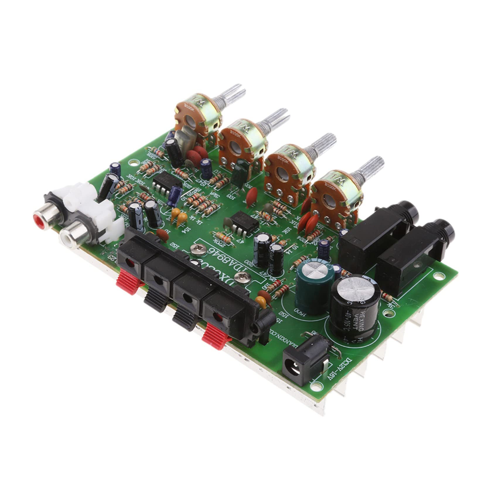 Scheda Amplificatore Di Potenza Hi-Fi Stereo A 2 Canali 60W, Modulo Audio DX0809 Per Sistemi Fai-da-Te E Progetti Audio